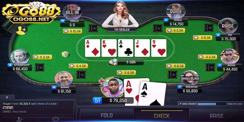 Đầy đủ luật chơi từ A đến Z về game bài Poker Go88