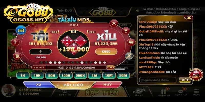 Mẹo chơi game thắng lớn của tài xỉu MD5 Go88